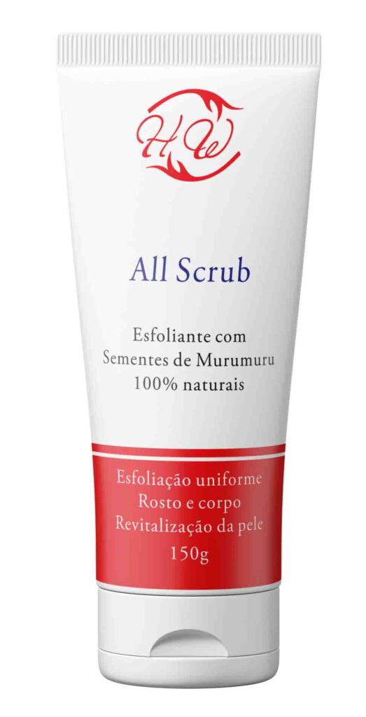 Esfoliante corporal com sementes de murumuru