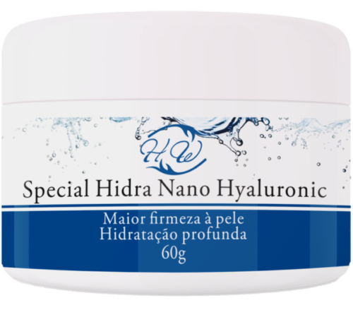 Creme com nano ácido hialurônico para hidratação mais profunda e duradoura.